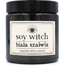 Soy Witch Świeca sojowa - Biała szałwia, 120 ml
