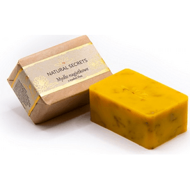 Natural Secrets Mydło nagietkowe z masłem shea, 100 g