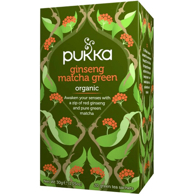 Herbata ziołowa - Ginseng Matcha Green BIO Pukka