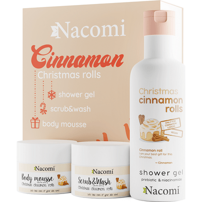 Zestaw Cinnamon Christmas rolls o zapachu bułeczek cynamonowych Nacomi