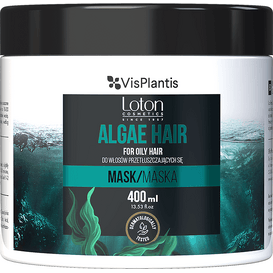 Vis Plantis Maska do włosów przetłuszczających się z algami - Loton, 400 ml