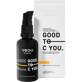 Veoli Botanica GOOD TO C YOU antyoksydacyjny koncentrat rozjaśniający z ultrastabilną witaminą C 15%, 40 ml