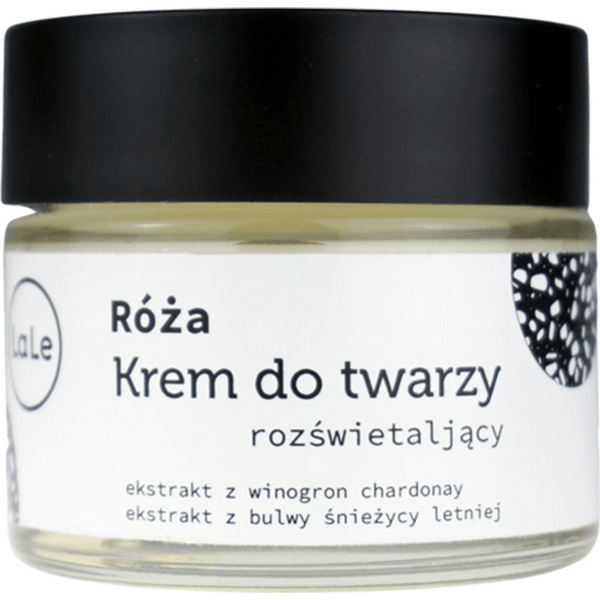 Krem do twarzy rozświetlający – różany