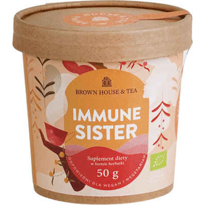 Immune Sister - suplement diety w formie herbatki na bazie rooibosa Brown House & Tea