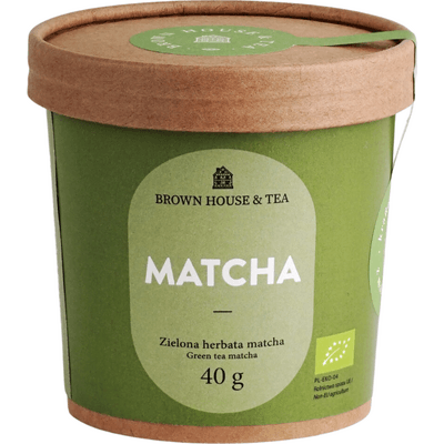 Matcha - zielona herbata matcha ze zmielonych liści typu tencha Brown House & Tea
