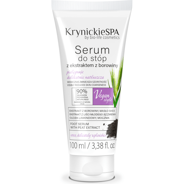 Borowinowe serum do stóp