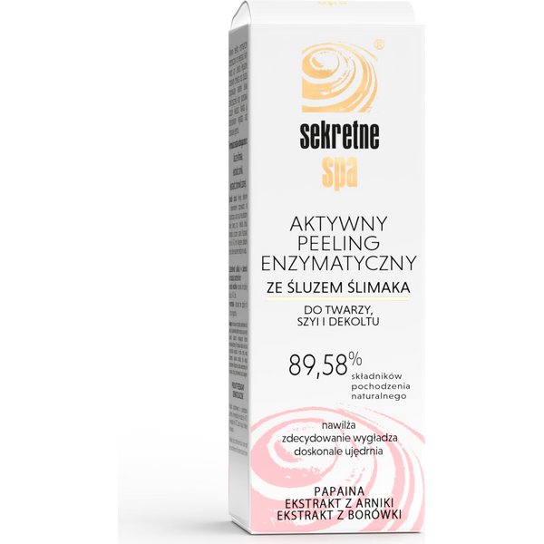 Aktywny peeling enzymatyczny ze śluzem ślimaka