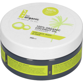 Be Organic Organiczny olej kokosowy, 250 ml