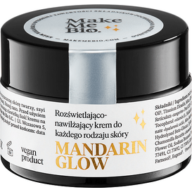 Make Me Bio Mandarin Glow Rozświetlająco-nawilżający krem do każdego rodzaju skóry, 30 ml