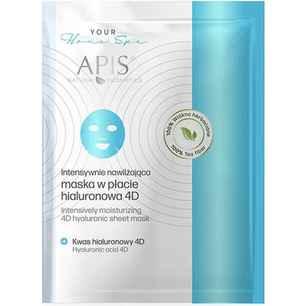 Intensywnie nawilżająca maska w płacie – Hialuronowa 4D