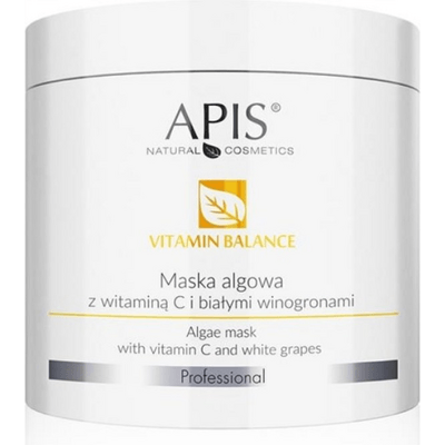 Maska algowa z witaminą C i białymi winogronami - Vitamin Balance APIS