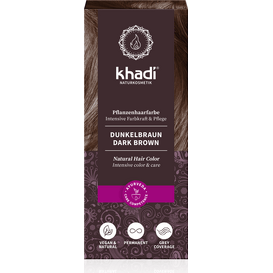 Khadi Henna naturalna - Ciemny brąz, 100 g
