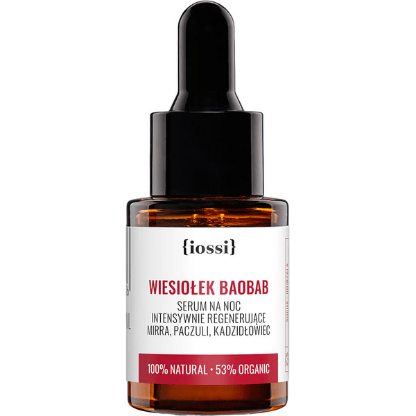 Wiesiołek Baobab – Serum intensywna nocna regeneracja – 30 ml