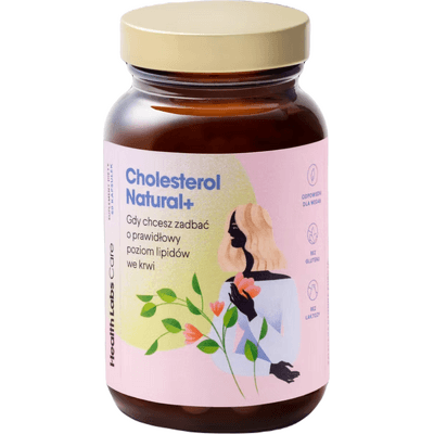 Cholesterol Natural+ dla utrzymania prawidłowego poziomu cholesterolu Health Labs Care
