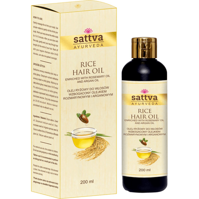 Olej do włosów ze sfermentowanego ryżu Sattva Ayurveda