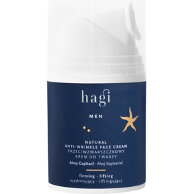 Hagi Naturalny krem do twarzy przeciwzmarszczkowy - Ahoj kapitanie, 50 ml