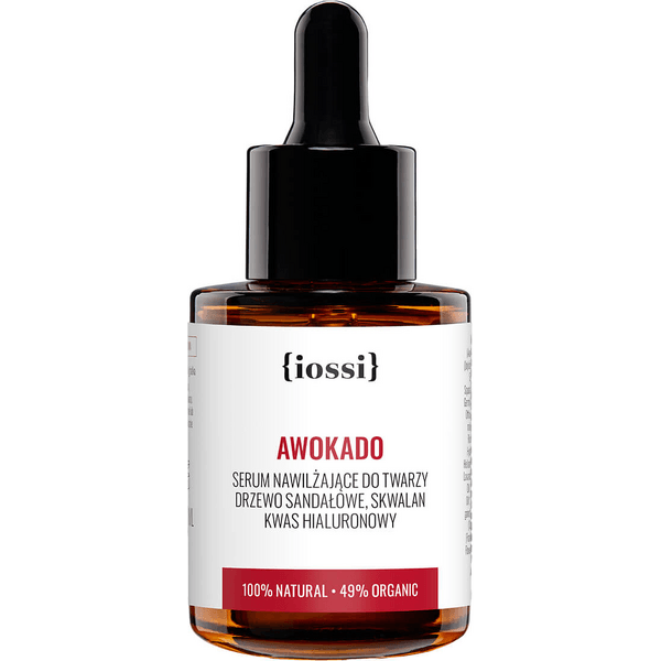 Awokado – Serum nawilżająco wygładzające z kwasem hialuronowym – 30 ml