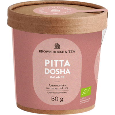 Pitta Dosha Balance- herbatka ziołowa z serii Balance Me Ayurveda (data ważności: 2024-01-04) Brown House & Tea