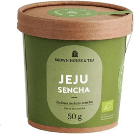 Brown House & Tea Jeju Sencha - koreańska organiczna zielona herbata sencha, 50 g