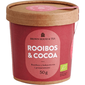Brown House & Tea Rooibos & Cocoa - rooibos z kakaowcem, 50 g