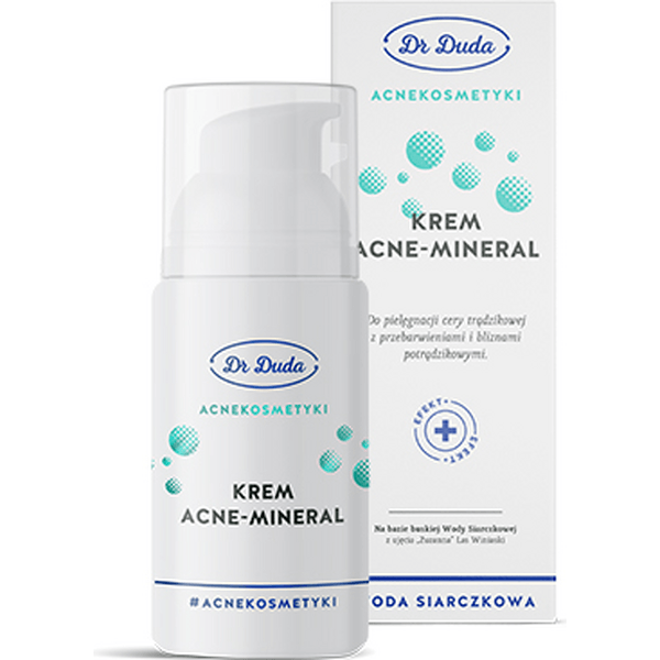 Krem Acne Mineral – do cery trądzikowej z przebarwieniami i bliznami potrądzikowymi