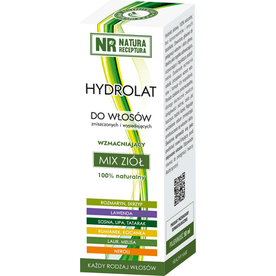 Hydrolat do włosów - Mix ziół Natura Receptura