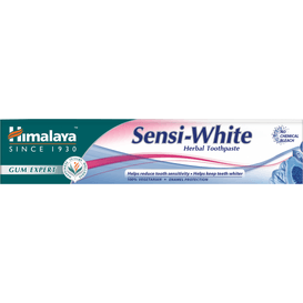 Himalaya Herbals Ziołowa pasta wybielająca na wrażliwe i krwawiące dziąsła - Sensi-White, 75 ml