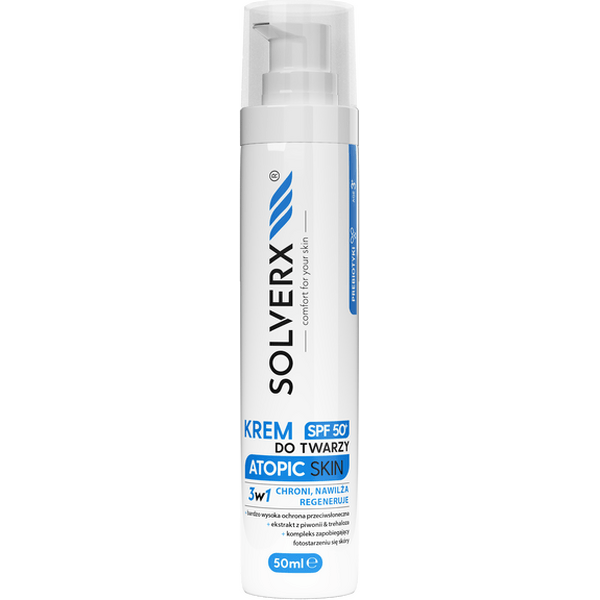Krem do twarzy z filtrem SPF50+ ATOPIC SKIN