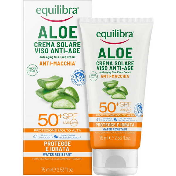 Aloesowy przeciwzmarszczkowy krem przeciwsłoneczny SPF 50+ UVA, UVB