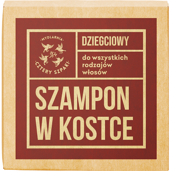 Dziegciowy szampon w kostce