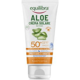 Equilibra Aloesowy krem przeciwsłoneczny SPF 50+ UVA, UVB, 75 ml