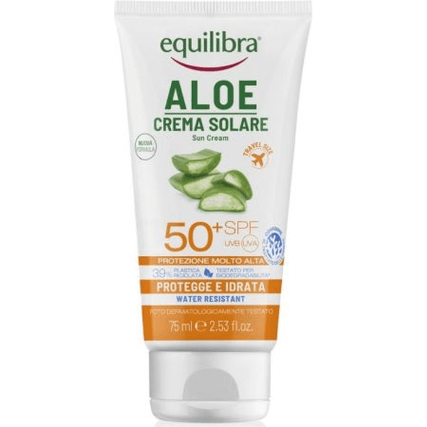 Aloesowy krem przeciwsłoneczny SPF 50+ UVA, UVB