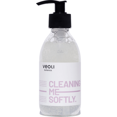 CLEANING ME SOFTLY nawilżająco - łagodzący żel do mycia twarzy do skóry suchej i wrażliwej z prebiotykiem Veoli Botanica