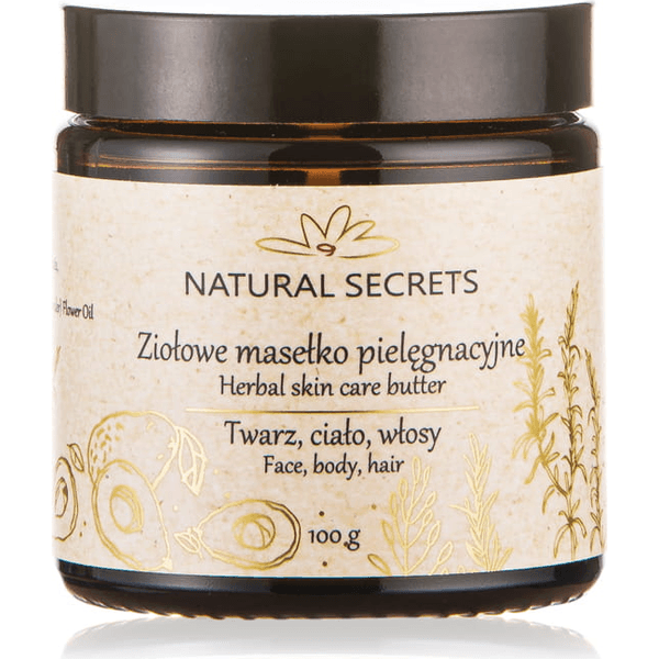 Ziołowe masełko pielęgnacyjne do twarzy, ciała i włosów