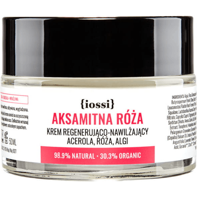 Aksamitna Róża - Krem regenerująco-nawilżający - 50 ml IOSSI