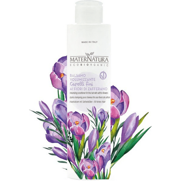 Odżywka zwiększająca objętość cienkich włosów z kwiatami szafranu