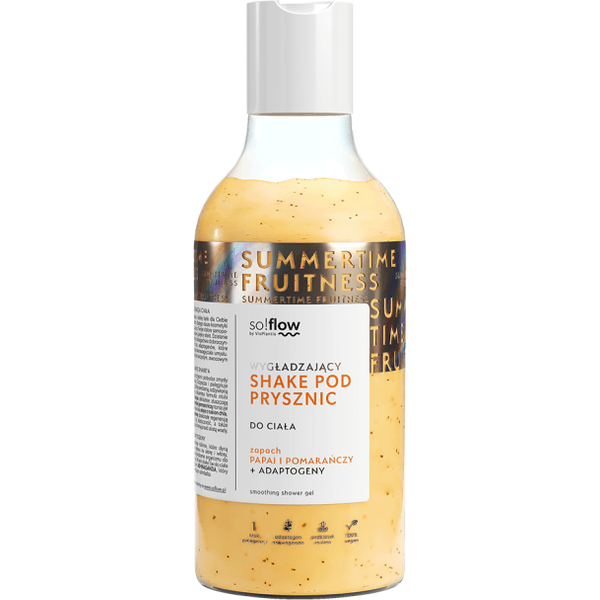 Wygładzający shake pod prysznic – papaja i pomarańcza