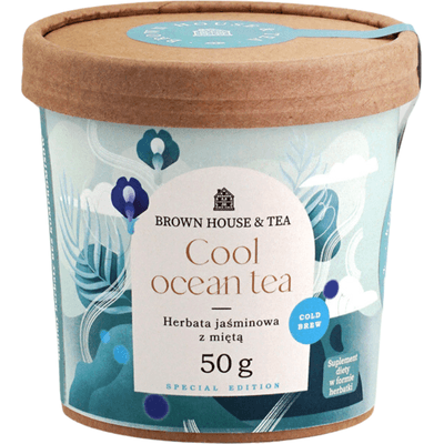 Cool Ocean Tea - turkusowa herbata na zimno Brown House & Tea