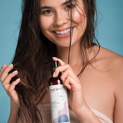 Odżywka nawilżająca z proteinami pszenicznymi i skwalanem do włosów suchych Mel Skin