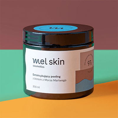 Peeling detoksykujący z błotem z Morza Martwego Mel Skin