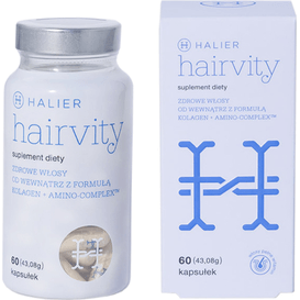 Halier Tabletki Hairvity na porost i wypadanie włosów, 60 szt.