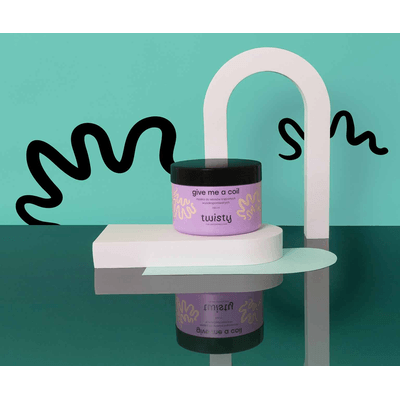 Maska do włosów kręconych wysokoporowatych z masłem shea i olejem konopnym Twisty Twisty