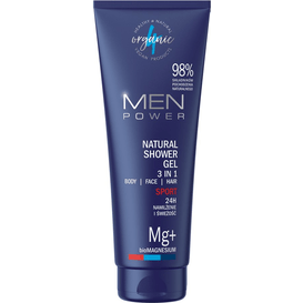 4organic Naturalny żel pod prysznic MEN POWER 3w1 dla mężczyzn Sport 