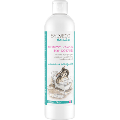 Kremowy szampon i płyn do kąpieli dla niemowląt i małych dzieci Sylveco
