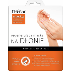 Lbiotica Regenerująca maska na dłonie w postaci rękawiczek, 26 g
