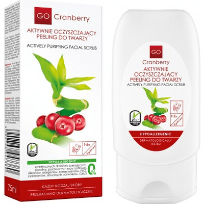 Aktywnie oczyszczający peeling do twarzy GoCranberry Aktywnie oczyszczający peeling do twarzy GoCranberry