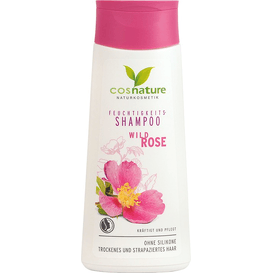 Cosnature Naturalny nawilżający szampon do włosów z dziką różą, 200 ml