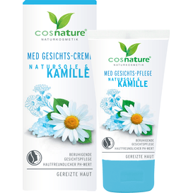 Cosnature Naturalny kojący krem do twarzy z solanką i rumiankiem MED, 50 ml