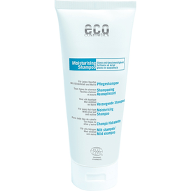 Eco Cosmetics Szampon pielęgnacyjny - Liść oliwny i malwa, 200 ml