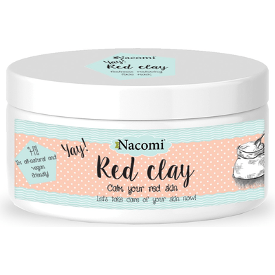 Naturalna glinka czerwona wyrównująca koloryt Nacomi